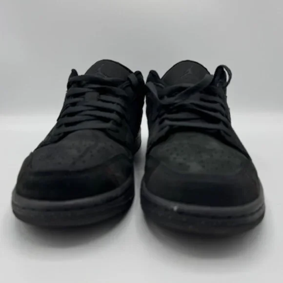 Nike Air Jordan 1 Low SE Crafted Mens 8.5 EUC Dark Smoke Grey Varsity Red no box - Picture 7 of 12